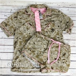 USMC Marine Corps Camo Pajama Set